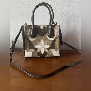 Olive green patchwork Michael Kors bag